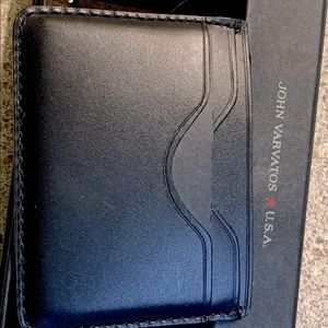 John Varvatos slim line Wallet.  New